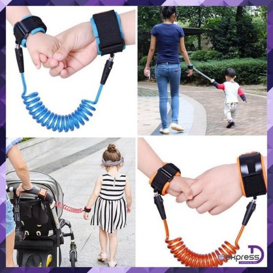 Dây đai chống lạc cho bé, dây dắt trẻ em đi dạo chống đi lạc có khóa, dài 2.5m-