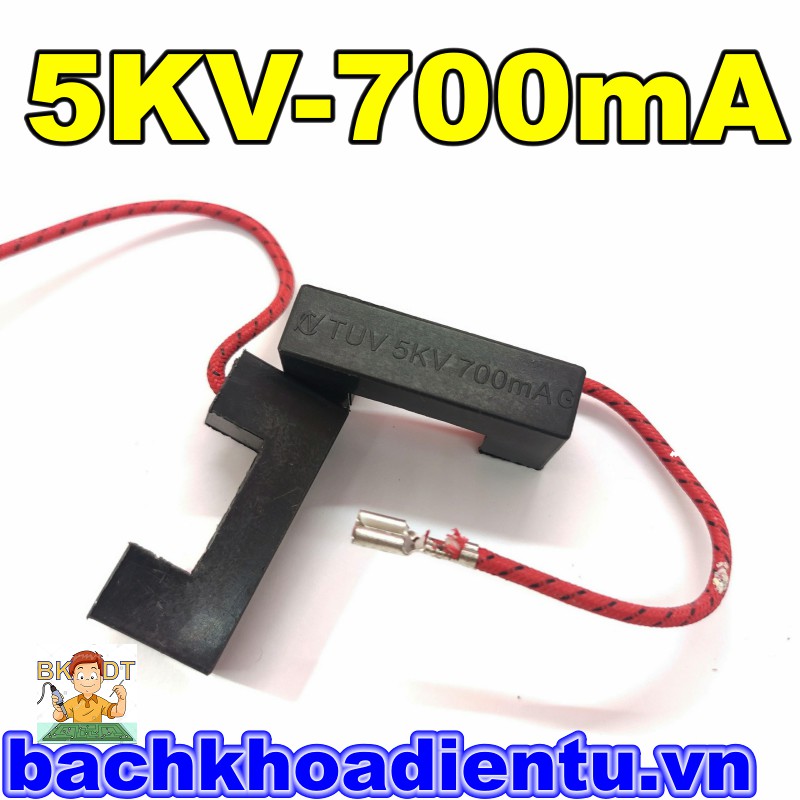 Cầu chì lò vi sóng 700mA (hộp đen)