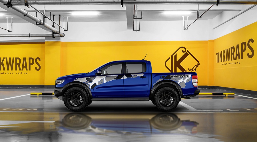 Decal dán xe Camo Raptor mix