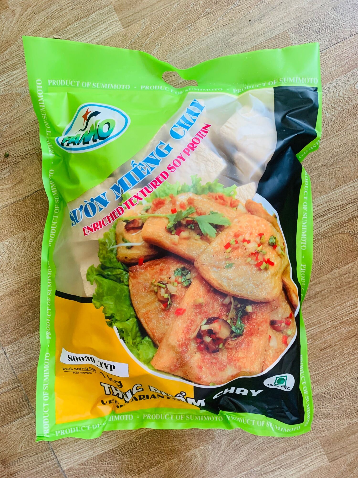 Sườn non chay panko gói 1kg