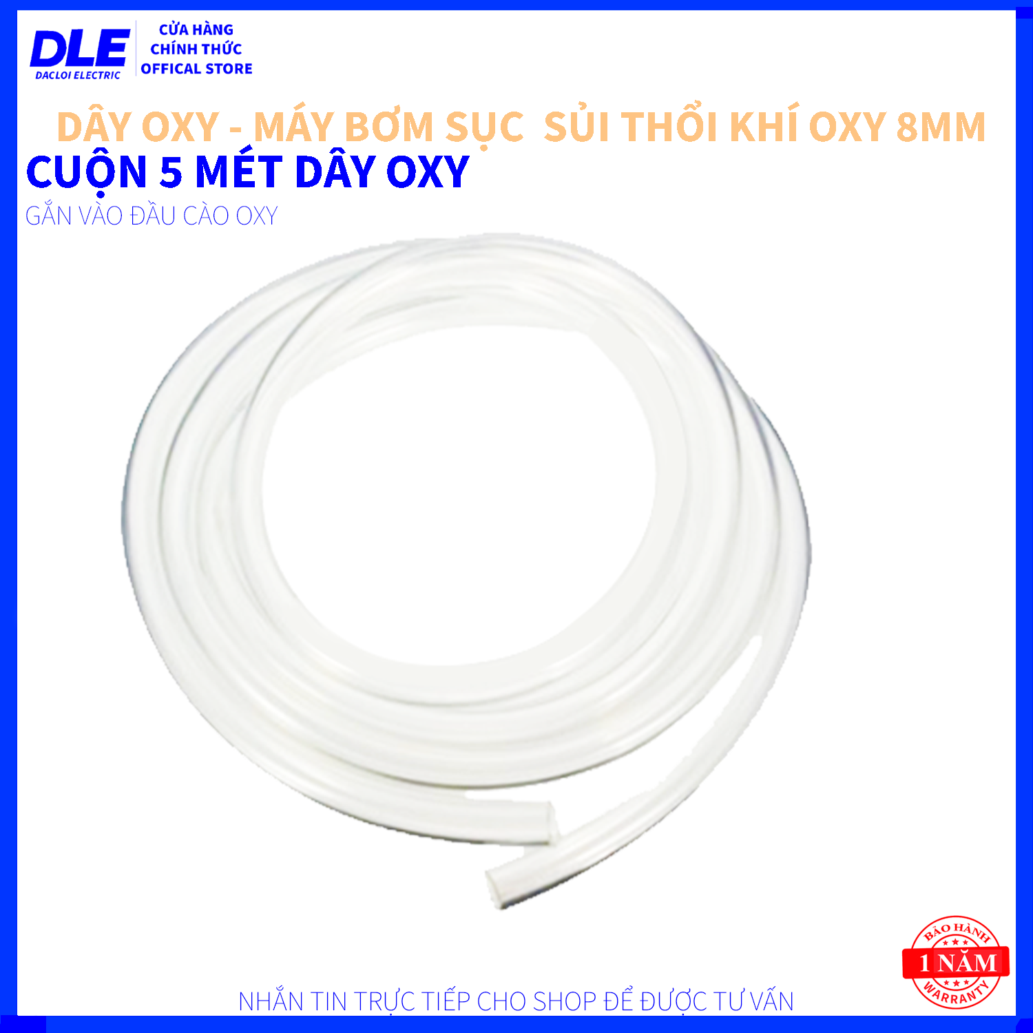 10 X MÉT DÂY MÁY BƠM SỤC SỦI THỔI KHÍ OXY + 4 ĐÁ OXY THÁI