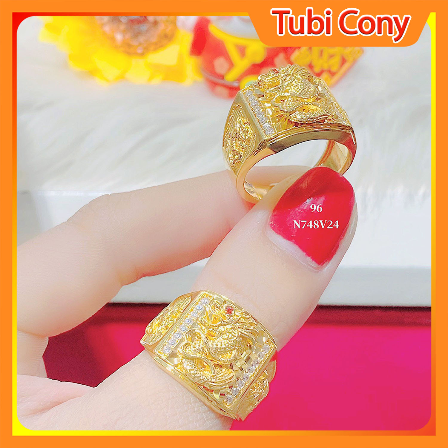 Nhẫn đôi đan chéo đơn giản bằng thép titan mạ vàng hồng 18K, vòng chỉ số  màu sắc bền lâu không phai nhẫn vàng nam | Tàu Tốc Hành | Giá Sỉ