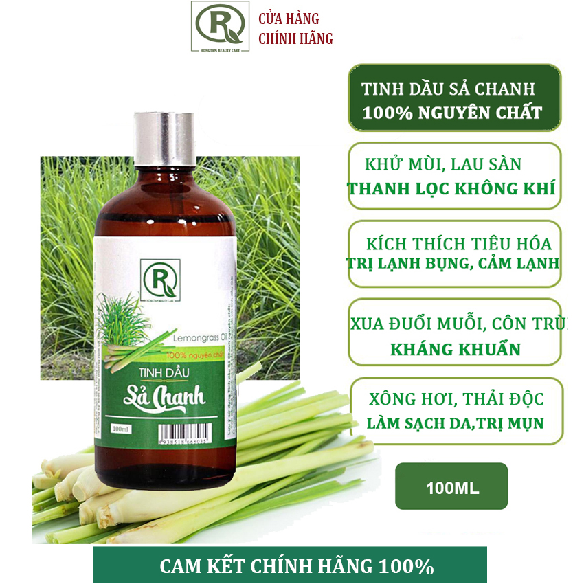 Tinh dầu sả chanh nguyên chất 100ml loại xịn