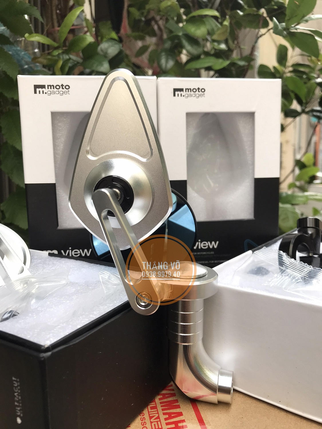 Kính Motogadget, Gương Motogadget  Mview gương chiếu hậu SH 350 Vario SHVN AB Vision Exciter Winner 