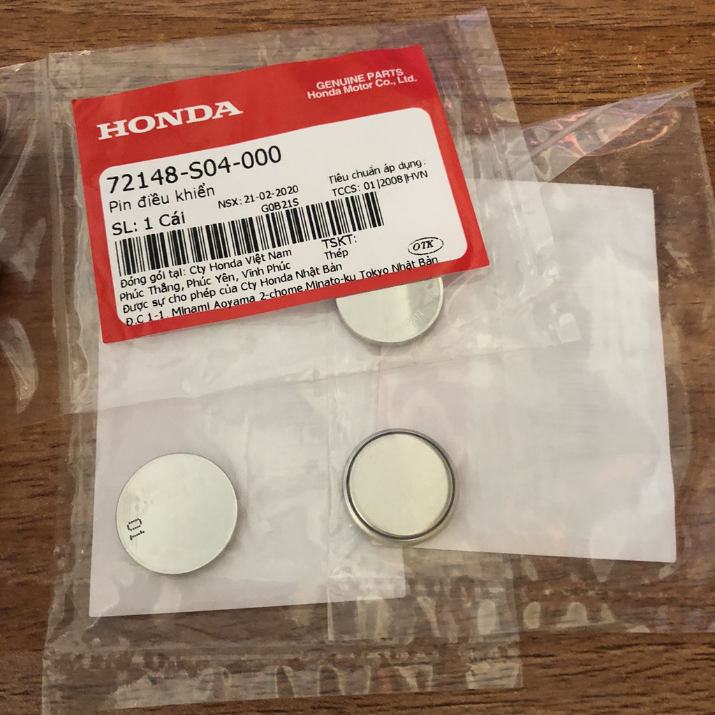 Pin smartkey ô Tô, Xe Máy Honda (72148S04000)