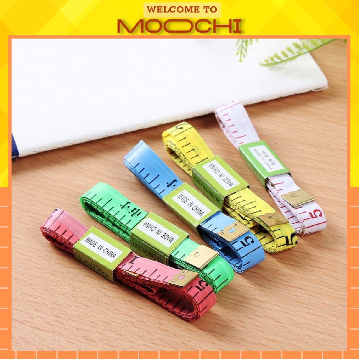 Thước dây dài 1,5m đo chiều cao trẻ em, đo chỉ số 3 vòng có đầu sắt