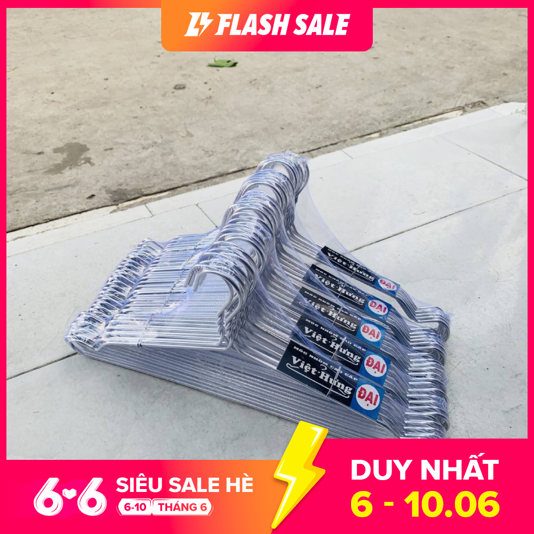 SIÊU RẺ - Combo 50 Móc quần áo VIỆT HƯNG