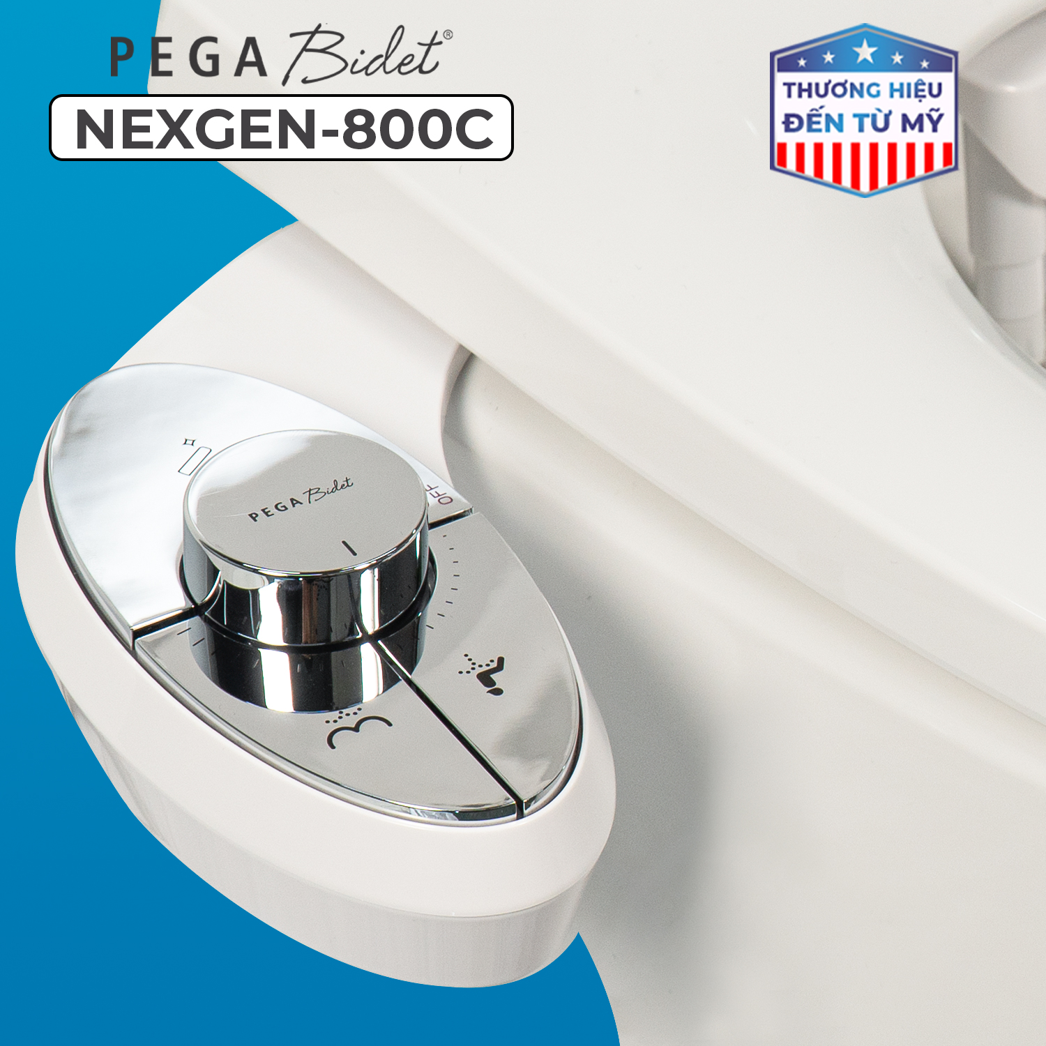 PEGA Bidet® Fresh Water Non-Electric Bidet Toilet Attachment - 2