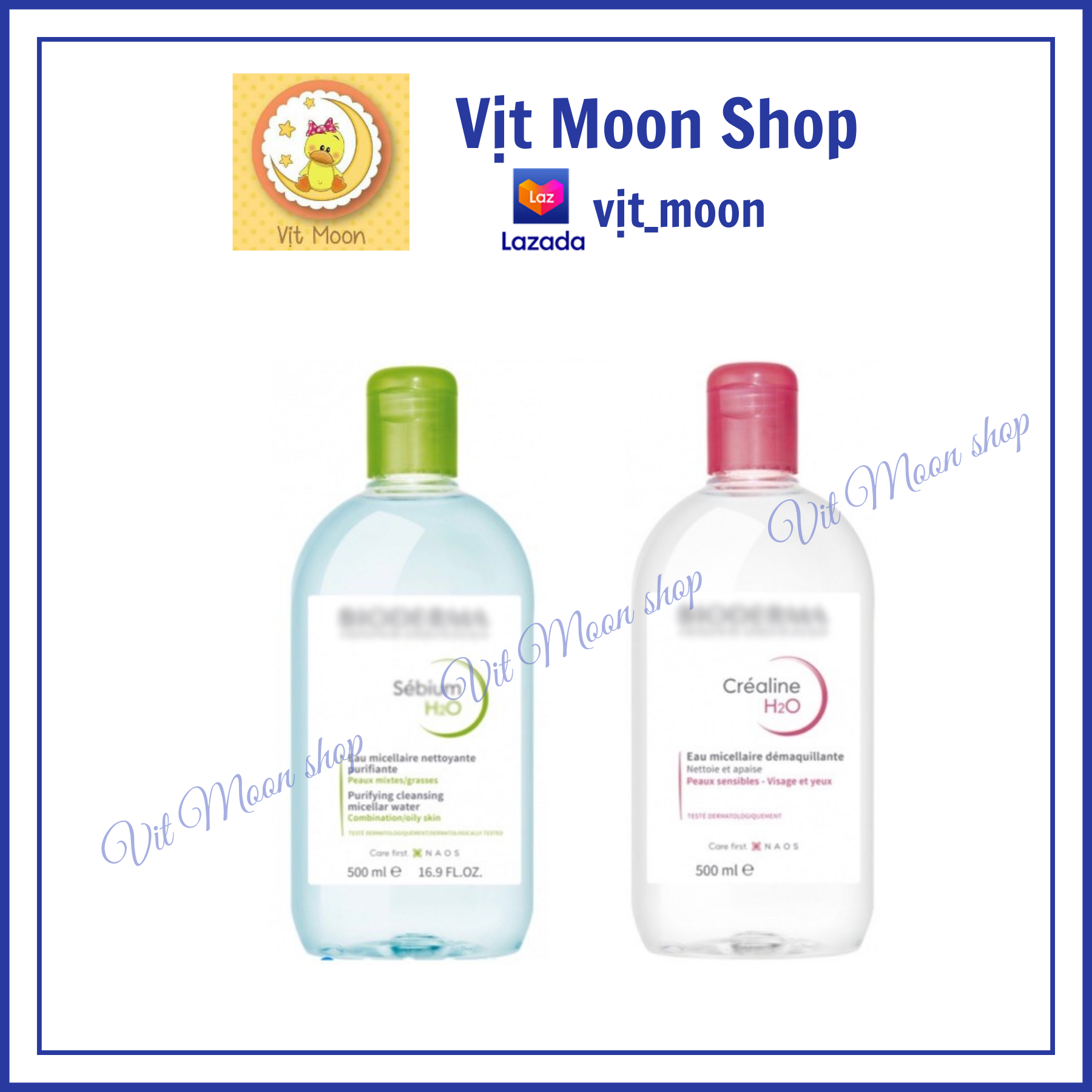 Nước Tẩy Trang Bioderma Crealine H2O