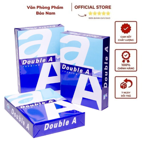 Giấy in khổ a4 doublea định lượng 80gsm - 500 tờ 1 tập chính hãng xuất xứ thái lan