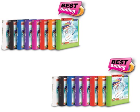 Bìa nhẫn 3 Ring  Elephant 444A4 Thái Lan ( có sẵn 20 bìa sơmi lỗ)