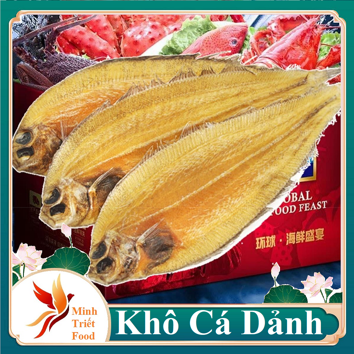 Khô Cá Dảnh Con To Nấu Canh Ngọt Nước Nấu Phở Hủ Tiếu- ĐẶC SẢN MINH TRIẾT