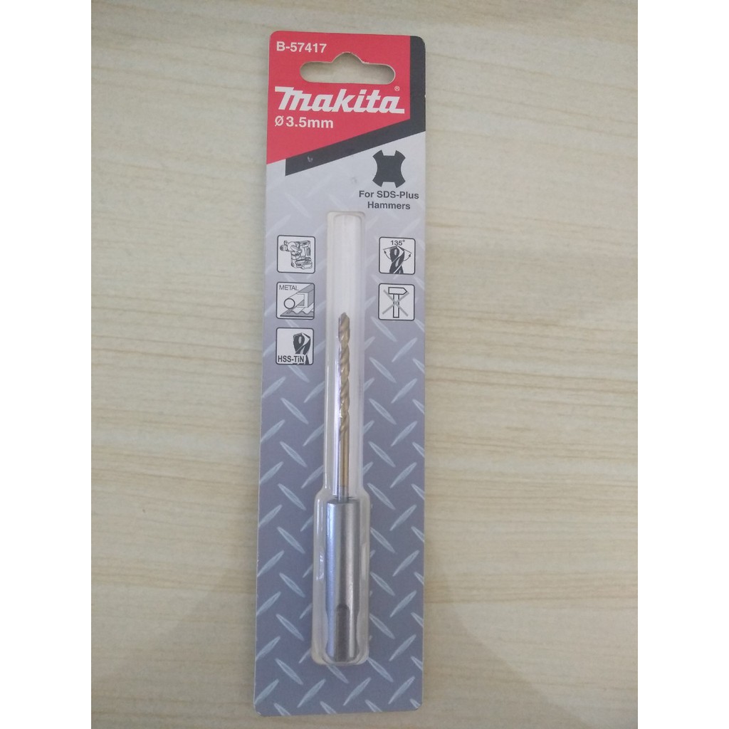 Mũi khoan sắt phủ titan sds 3.5mm makita b-57417