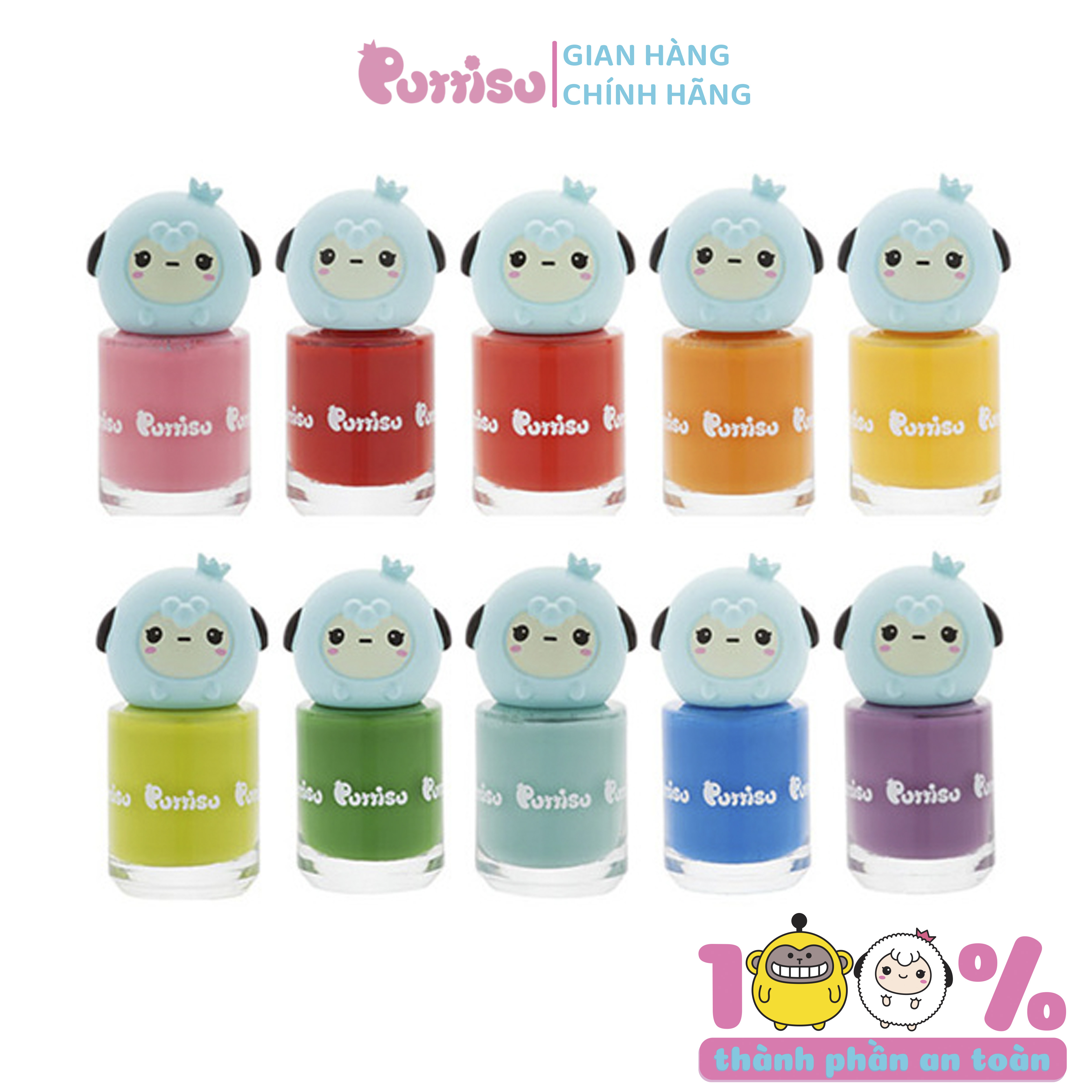 Sơn Móng Tay Dạng Nước Puttisu Pangpang 8ml