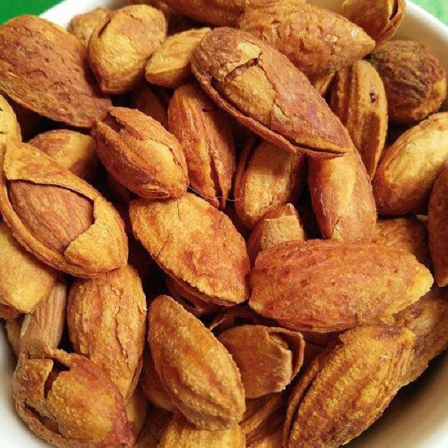 Hạnh nhân rang bơ mỹ vỏ mỏng 450gr thiên thảo organic