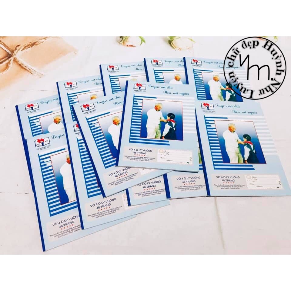 🌻 Combo 2 quyển vở luyện chữ Bác Hồ 48 trang