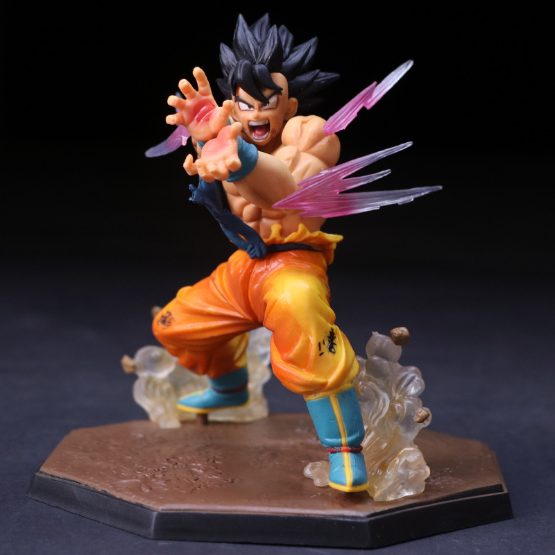 Mô hình nhân vật son gokou super saiyan combat 18cm - dragon ball