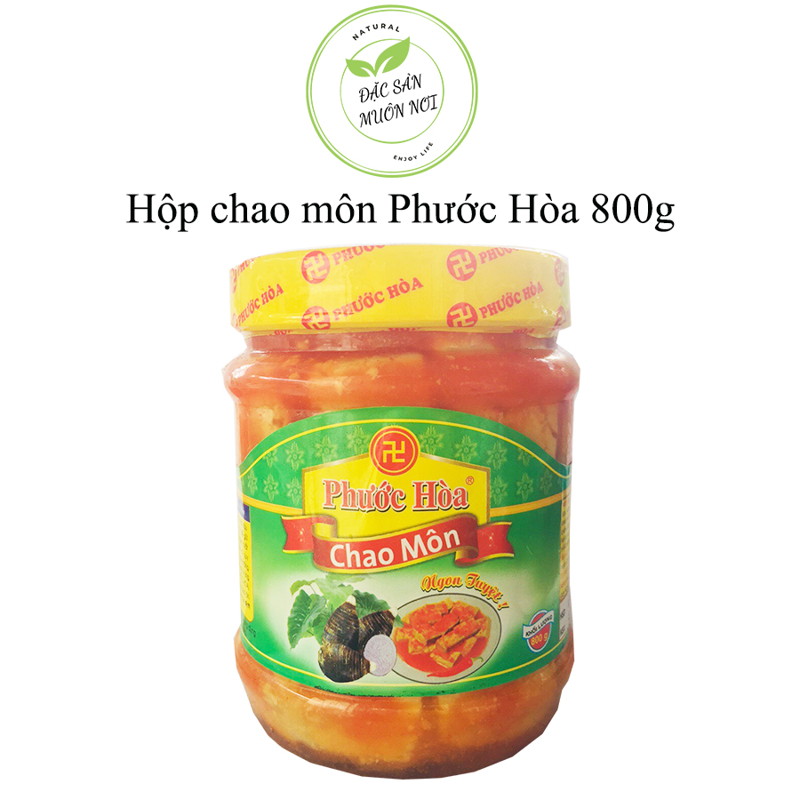 Chao môn Phước Hoà hộp 800g vị béo