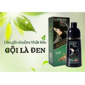 1 chai dầu gội phủ bạc thảo dược bi""bop collagen 500ml mẫu mới