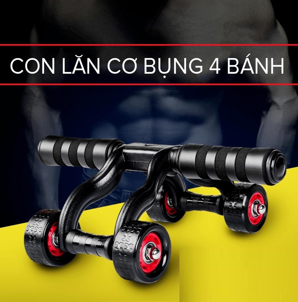 [HCM]Top 5 con lăn tập cơ bụng giá rẻ / con lăn tập bụng 4 bánh / Top 5 con lăn tập bụng đáng mua nhất hiện nay