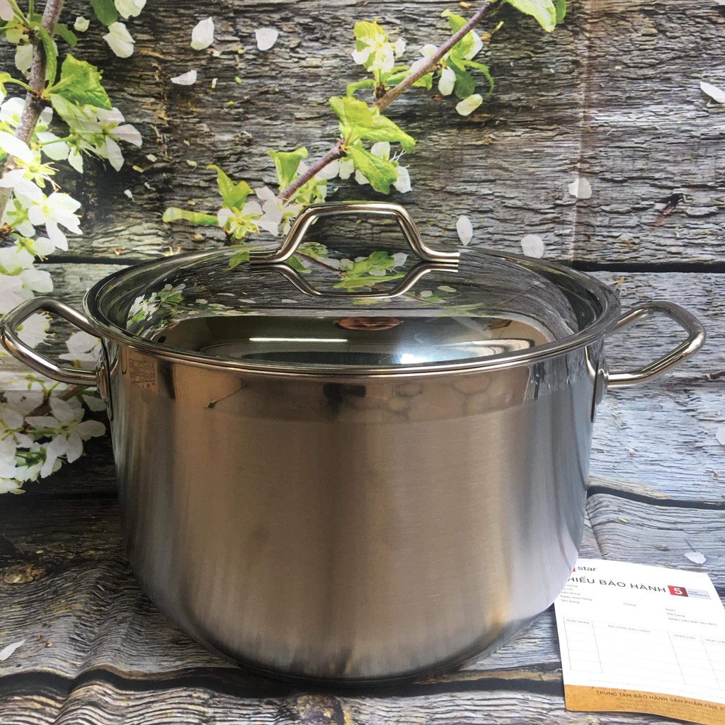 Nồi Luộc Gà Inox Cao Cấp 30cm  Kích Thước Vừa Con Gà Giúp Đều Gà Hơn. Bh 12 Tháng