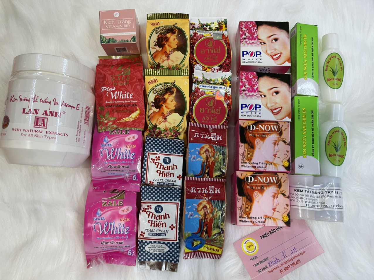 Combo kem trộn body siêu trắng nhanh 001 (trộn sẵn 400_ 500g)