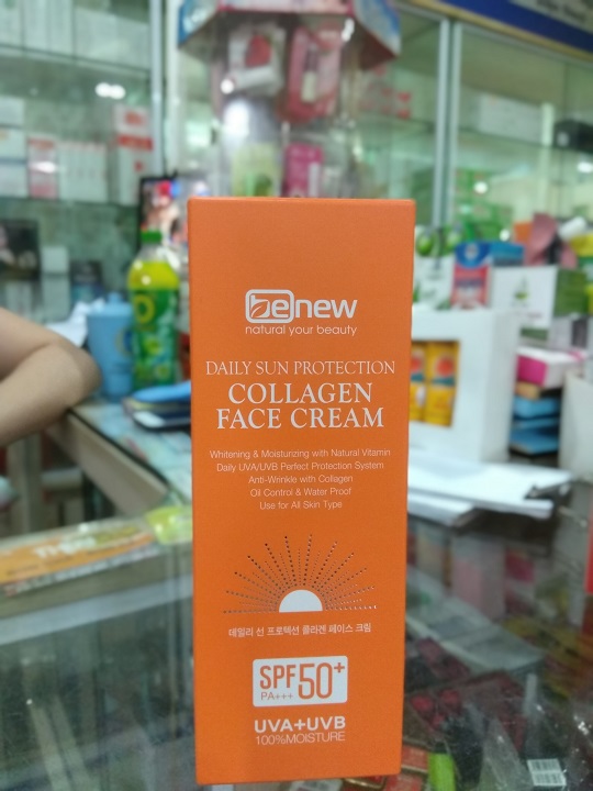 Kem chống nắng và dưỡng ẩm Colagen face cream