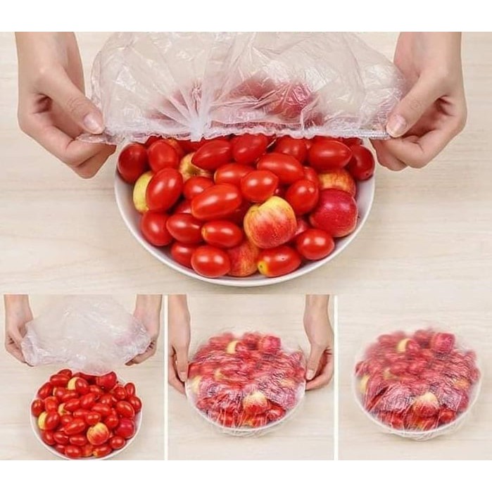 Set 100 màng bọc thực phẩm gấu trúc