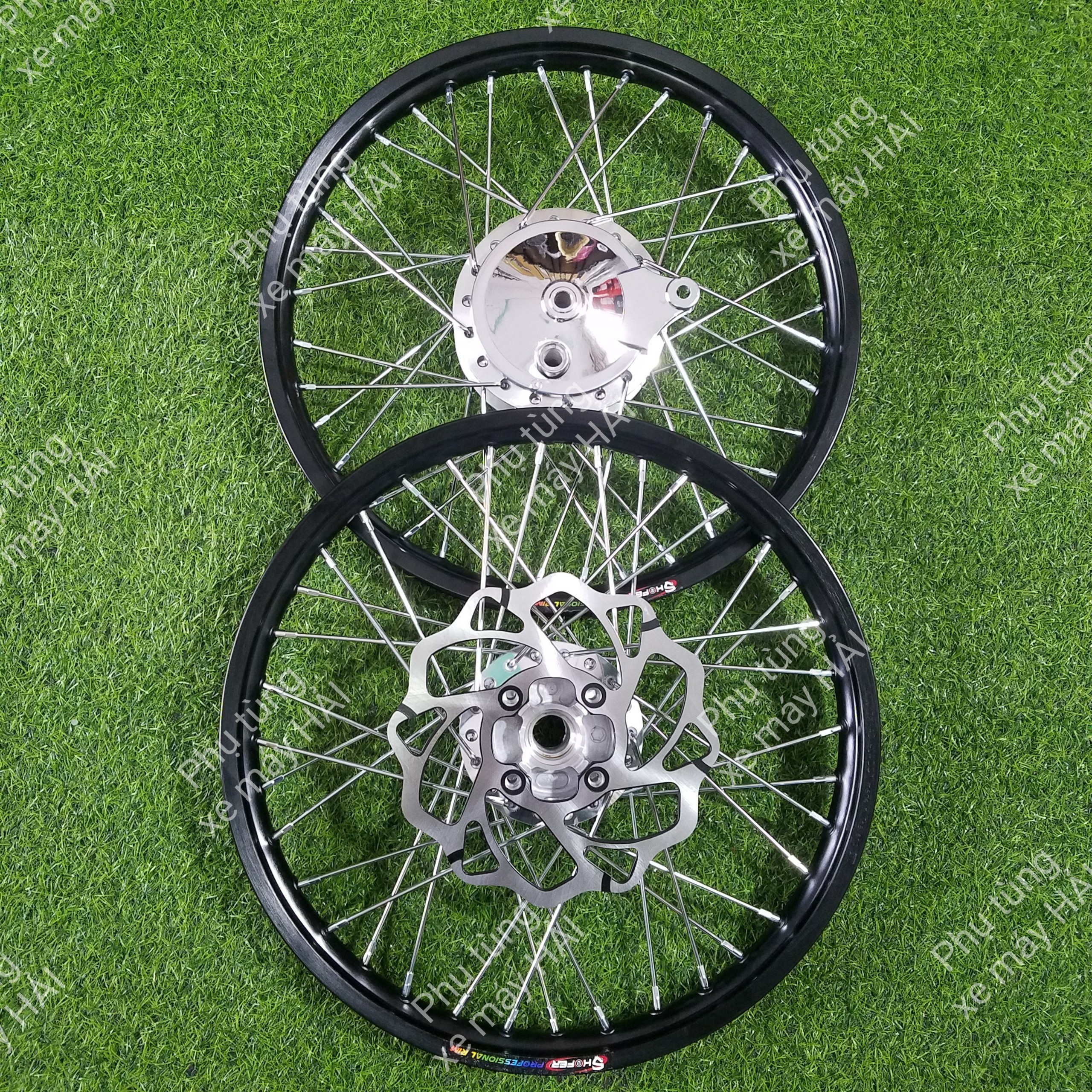 Bánh căm dành cho honda wave đùm mạ crom căm mạ crom niềng nhôm thái đủ màu full như hình HTH1121 msp 2256