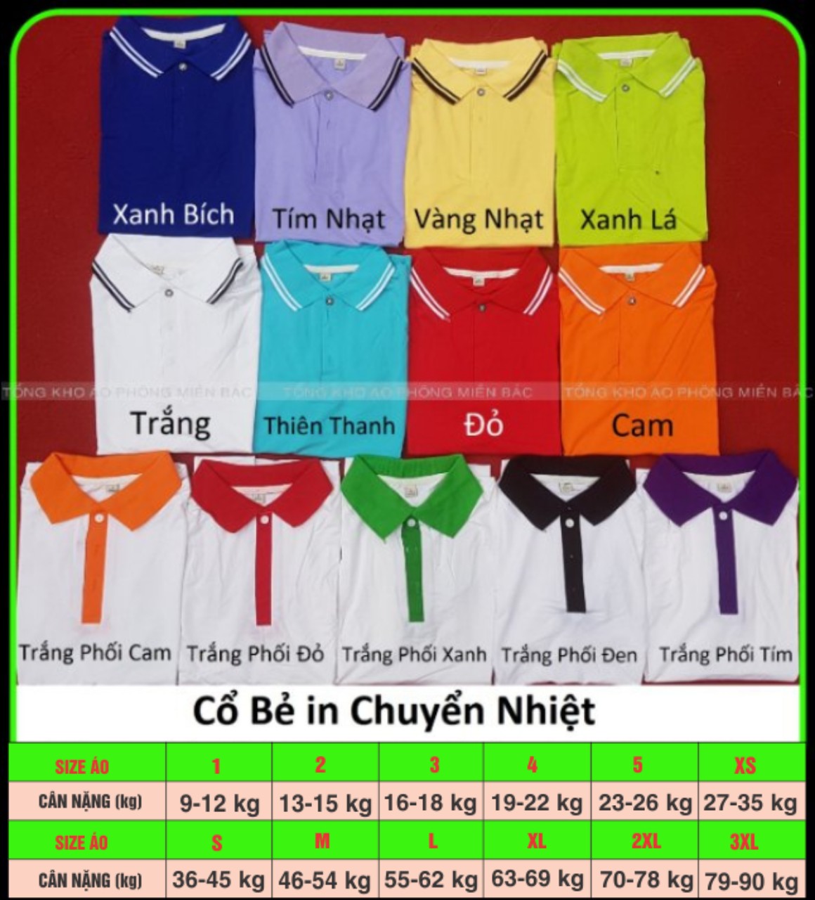 Áo thun nam nữ có cổ,chất liệu COTTON MÀU TÍM,VÀNG NHẠT,XANH CỐM ,loại cộc tay,mặc thoáng mát ,dễ phối đồ. Có thể làm đồng phục công ty,áo nhóm….nhận in ấn theo yêu cầu