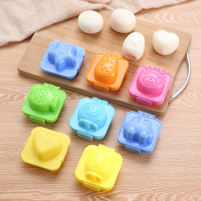 Set 8 khuôn tạo hình cơm đồ ăn Bento cho bé