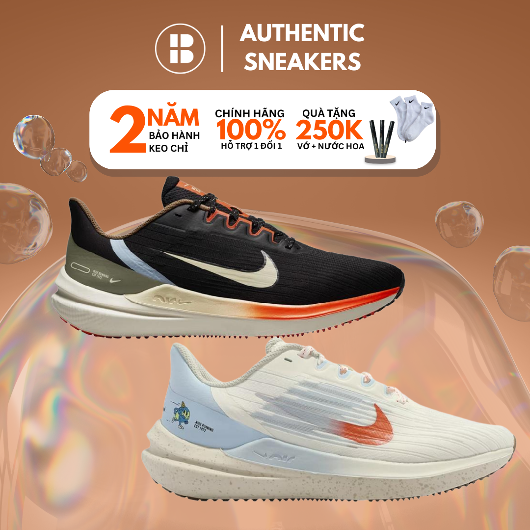 Giày chạy bộ nike air winflo 9, giày chạy bộ nam nữ dx6048-181, dx6040-071