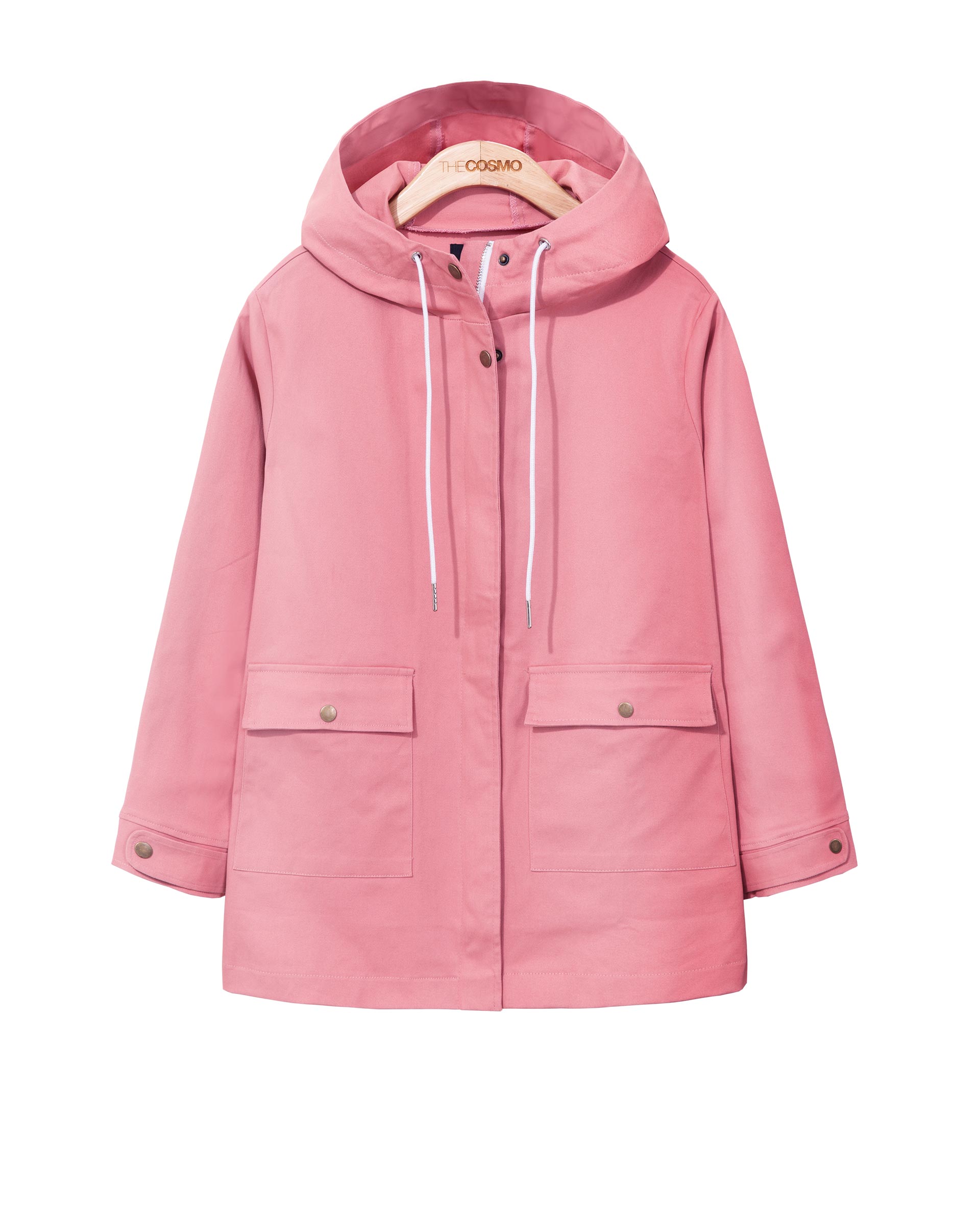 Áo khoác nữ the cosmo maddy parka màu hồng tc2004033r2pi