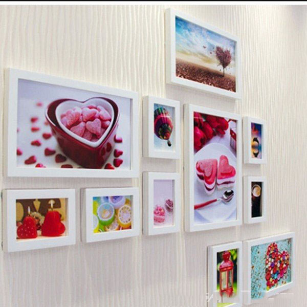 Bộ khung ảnh treo tường quán cafe ka1104 - bảo hành gãy, vỡ - hỗ trợ in hình