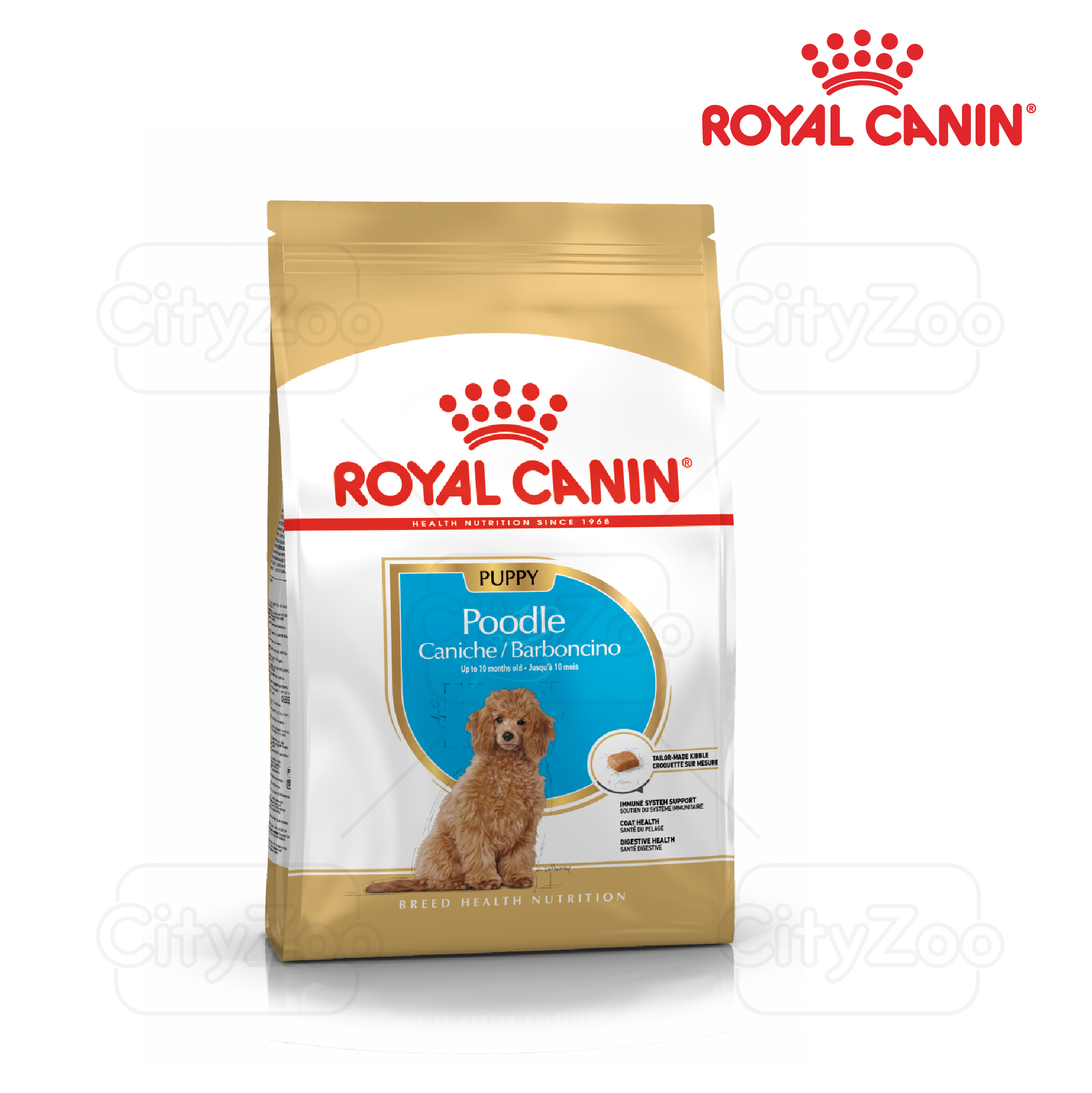 Thức ăn cho chó Royal Canin Poodle Puppy bao 1.5kg, hạt cho chó Poode dưới 10 tháng tuổi