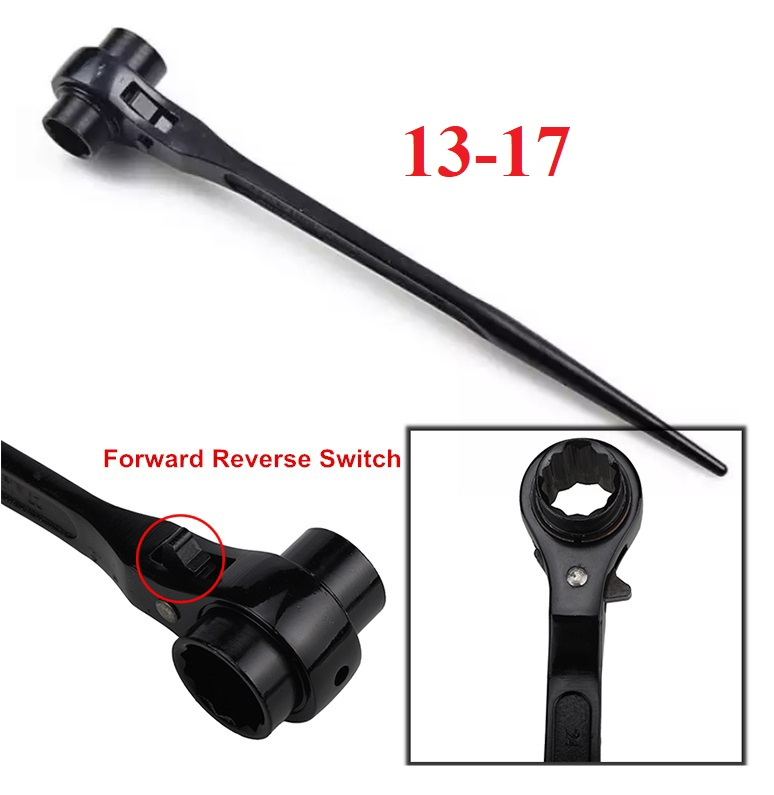 Cờ lê đuôi chuột - tuýp giàn giáo - cle giàn giáo, hàng cao cấp, giả rẻ 13, 17, 19, 22