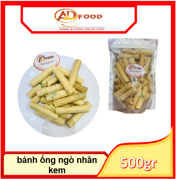 200gr bánh ống ngò nhân kem thơm ngon bỗ dưỡng