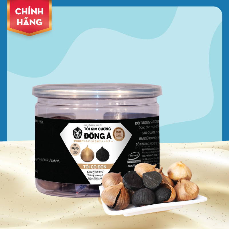 Tỏi Kim Cương Đông Á - Tỏi đen cô đơn hộp 100G