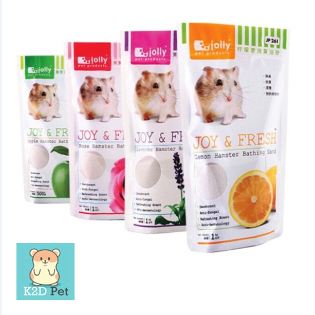 [Hoàn tiền 10%]Cát Tắm Jolly Diệt Khuẩn Cho Hamster 500G - Bạc hà (500g)