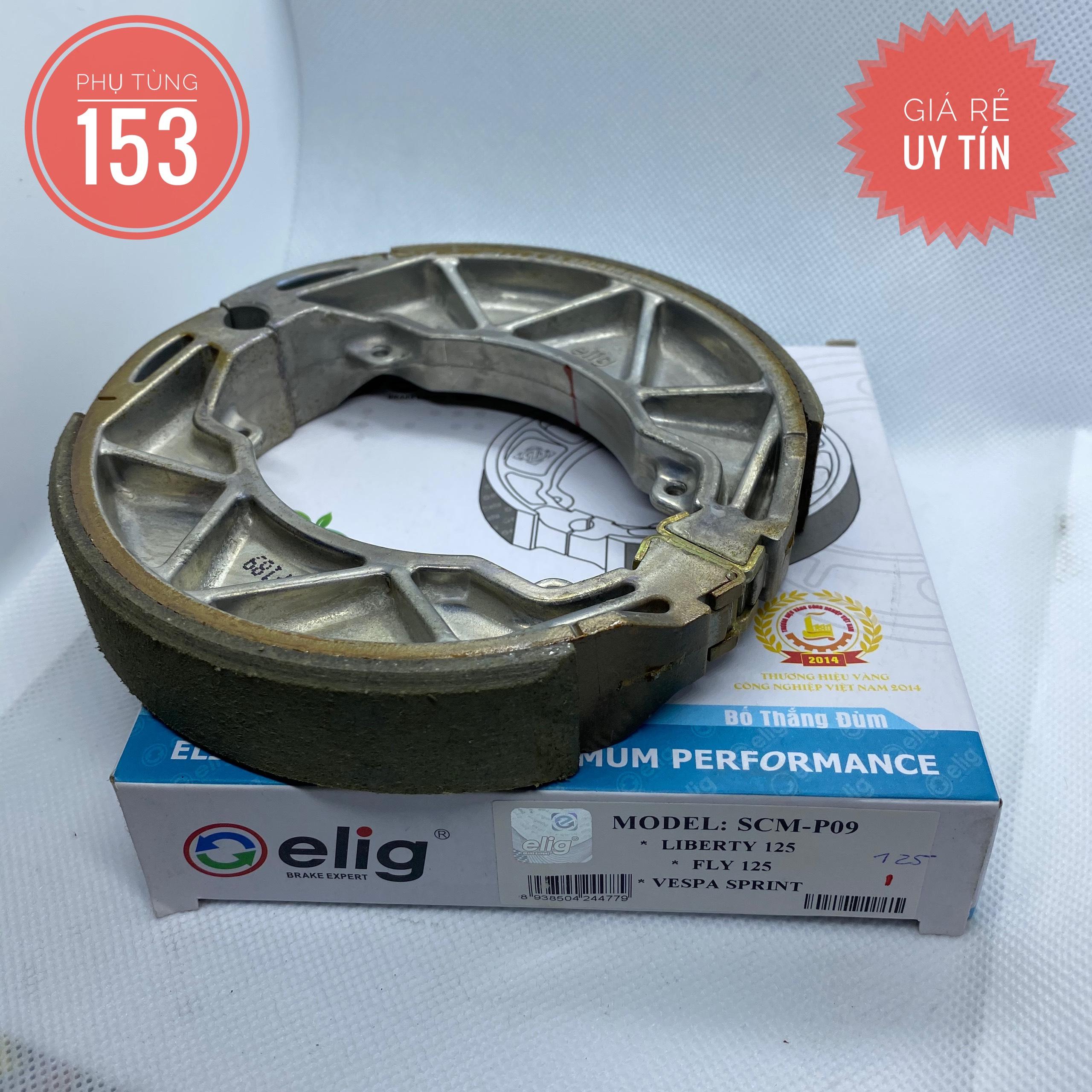 Bố thắng , má phanh đùm hiệu elig cho xe liberty , vespa sprint , fly - bố đùm elig - phụ tùng 153