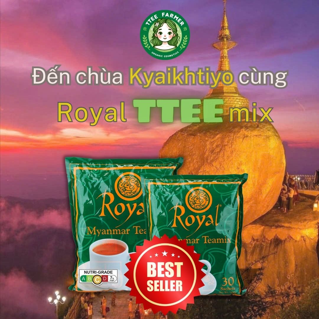  Trà sữa Royal Myanmar Teamix trà sữa Malaysia Aik Cheong đóng gói tự pha - DATE 2027 