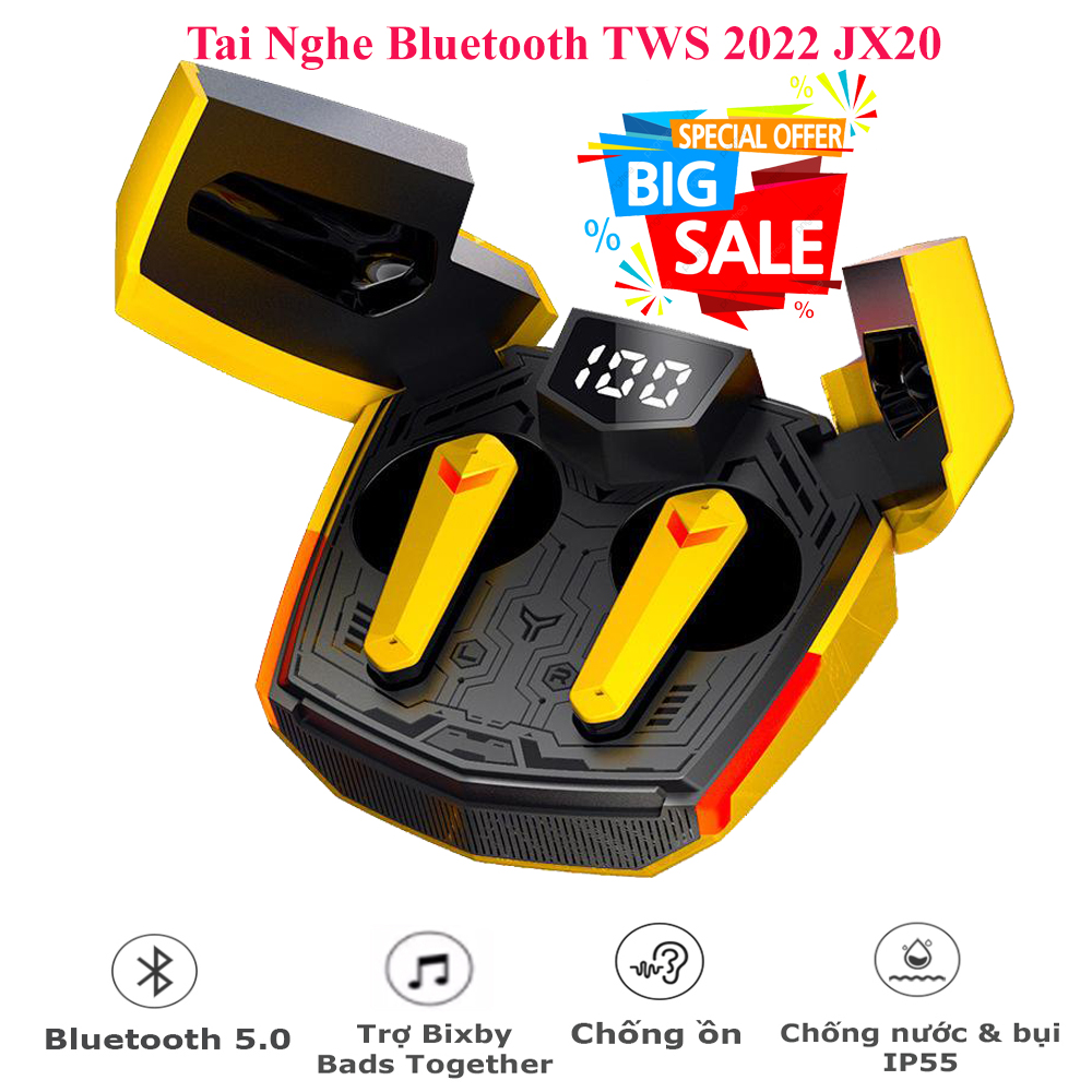 Tai nghe bluetooth mini, tai nghe bluetooth tws 2022 jx20, bản mới hỗ trợ mọi dòng máy, tai nghe không dây, tai nghe nhét tai không dây, tai nghe bluetooth, tai nghe bluetooth pin trâu, bh uy tín 1 dổi 1.