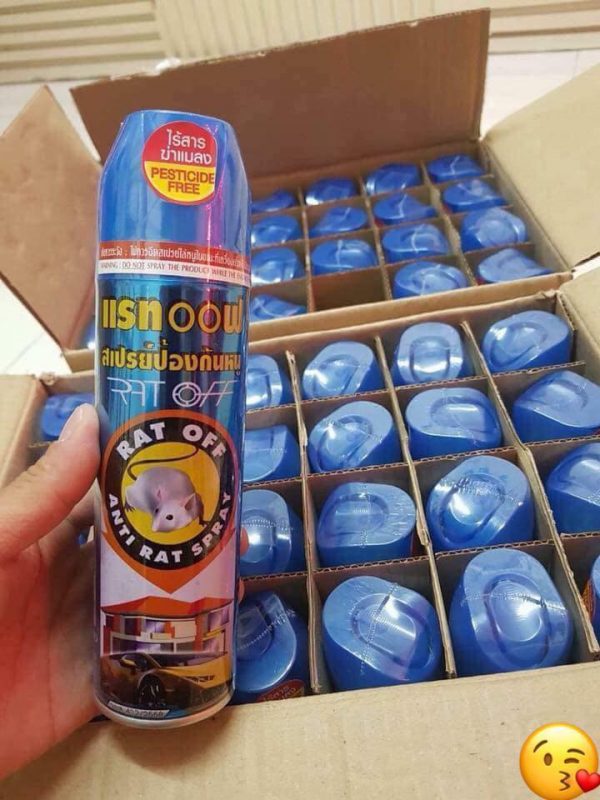 Chai xịt đuổi chuột rat off anti rat spray 200ml - thái lan