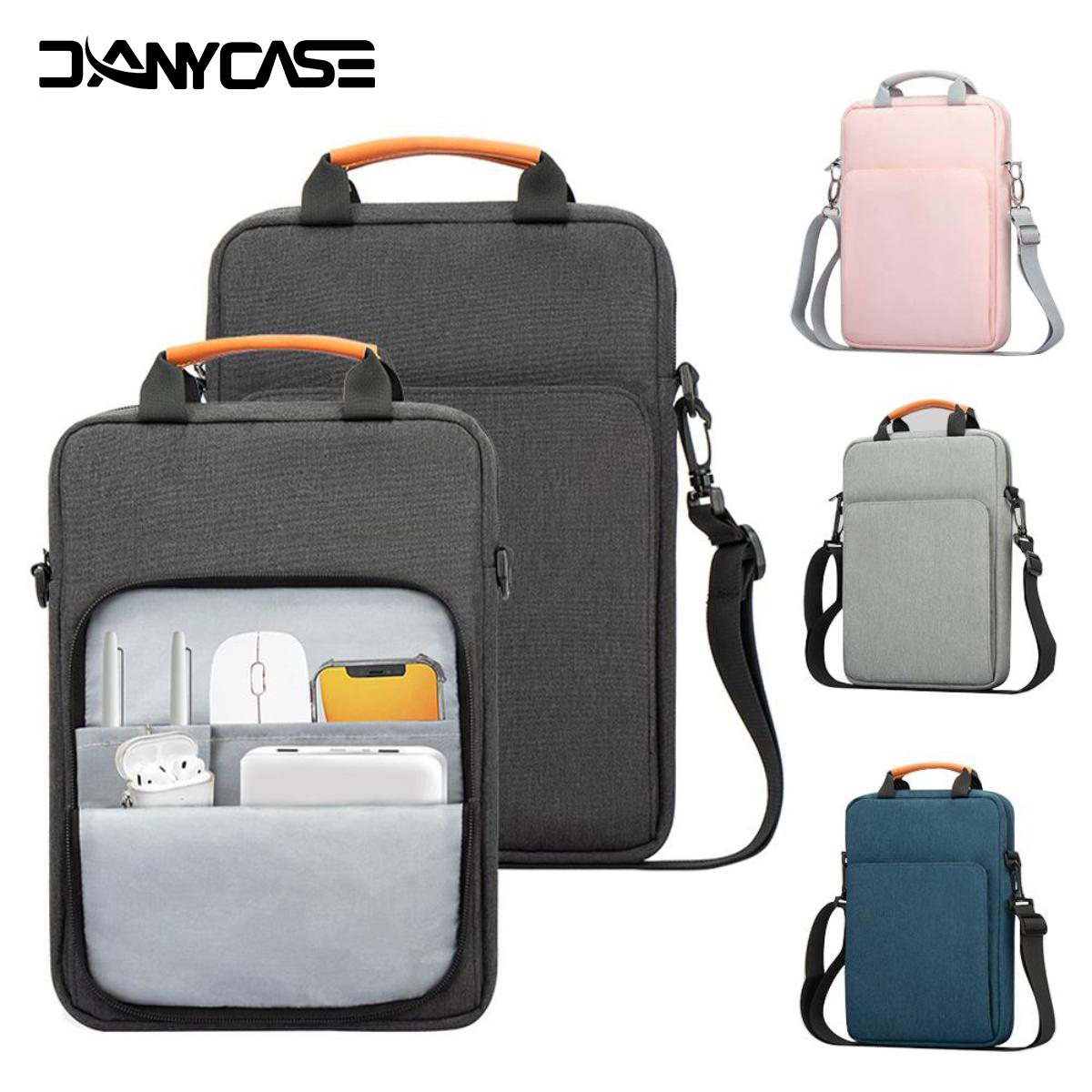 DANYCASE Tablet Handbag For iPad Samsung Xiaomi Redmi Lenovo Cover For 9-13inch Fashion Shockproof Anti-Dust Multiple Storage Pockets Bag