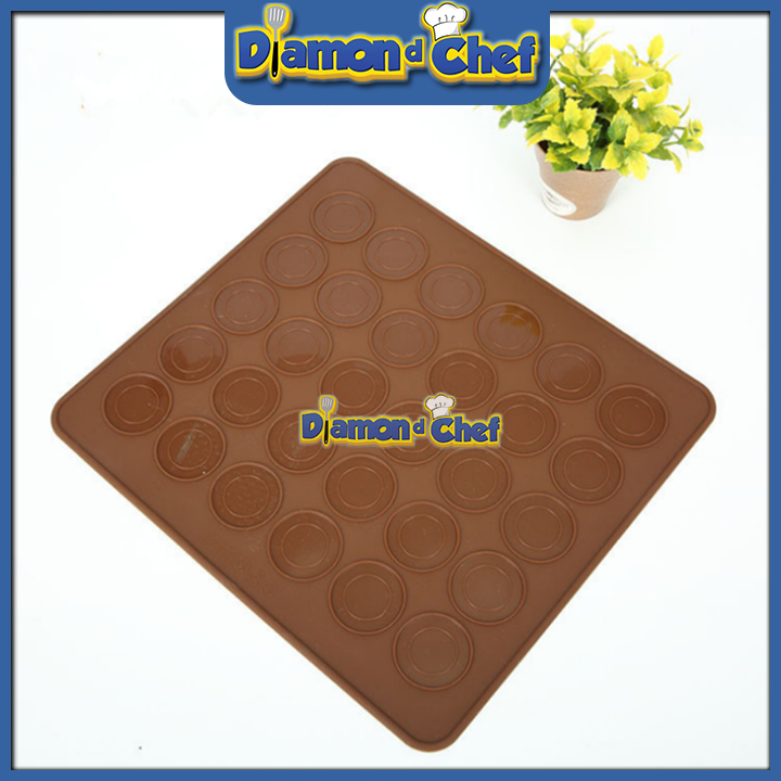 Khuôn Silicon Tấm Nướng Bánh Macaron 30 ô