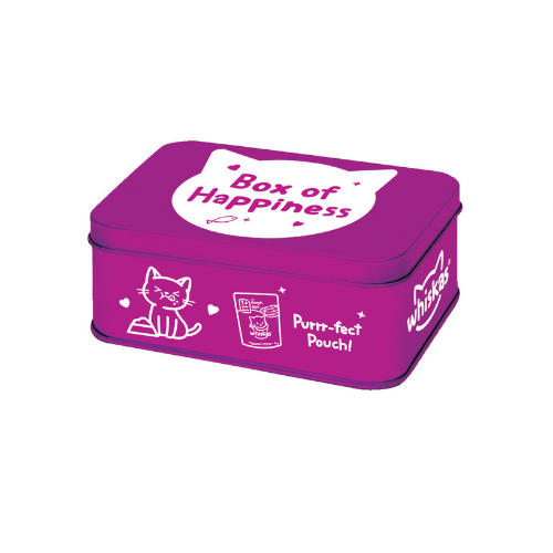 [Quà tặng không bán] Hộp đựng thức ăn cho mèo bằng thiếc (21.6 x 12.7 x 9)cm