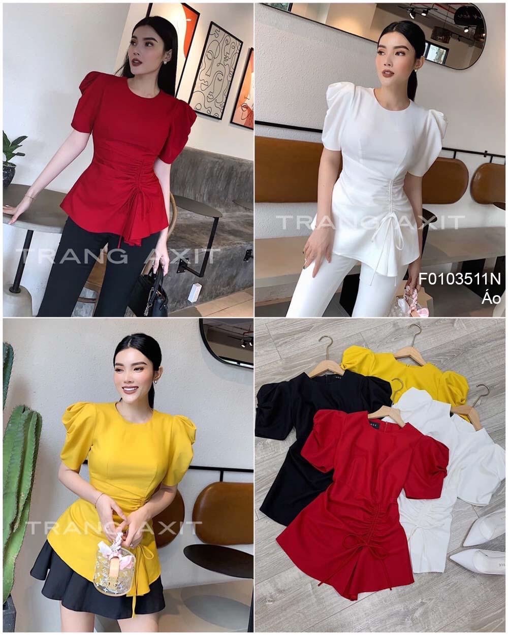 Áo eo rút nhún tôn dáng thời trang