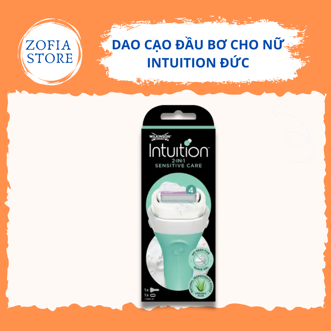 Dao cạo cho nữ đầu bơ Intuition nội địa Đức