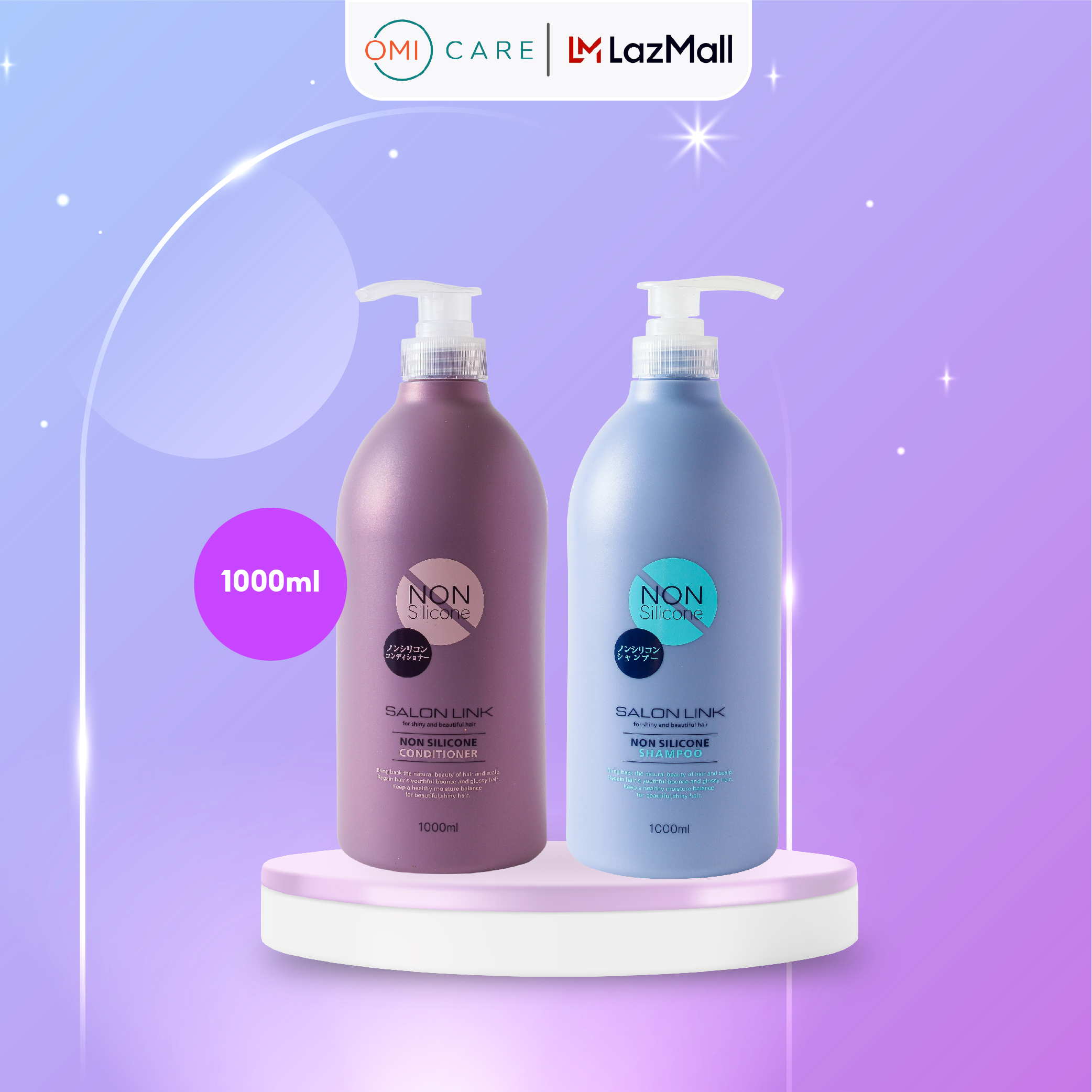 Dầu Gội - Xả Nhật Không Chứa Silicone Salon Link Chuyên Dùng Cho Tóc Khô Hư Tổn, Uốn, Nhuộm