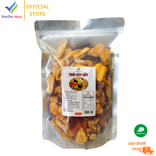 500g trái cây sấy thập cẩm HÀNG VỤN - Viettin Mart